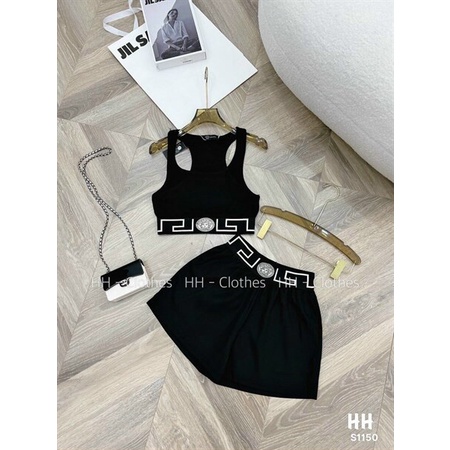 Set bộ đồ nữ đi chơi, set đồ nữ cá tính năng động với quần short lưng cao kèm áo 3 lỗi croptop thể thao hàn quốc