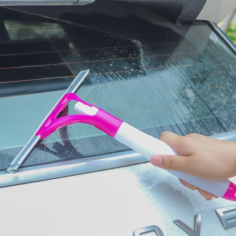 Cây Lau Kính Cầm Tay Kèm Bình Xịt Thông Minh Tiện Dụng