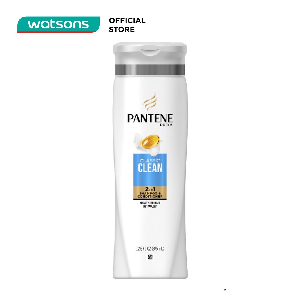 Dầu Gội Xả 2in1 Pantene Pro-V Classic Clean 375ml