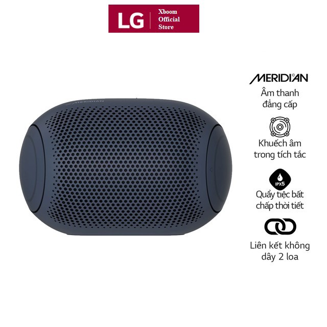 Loa Bluetooth Di Động LG Xboomgo PL2 - Hàng Chính Hãng - Màu Xanh Đen