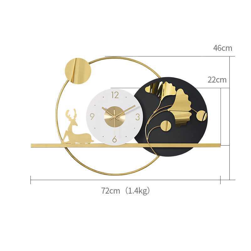 Đồng Hồ Decor Treo Tường Độc Đáo Trang Trí Phòng Sang Trọng (Nhiều mẫu)