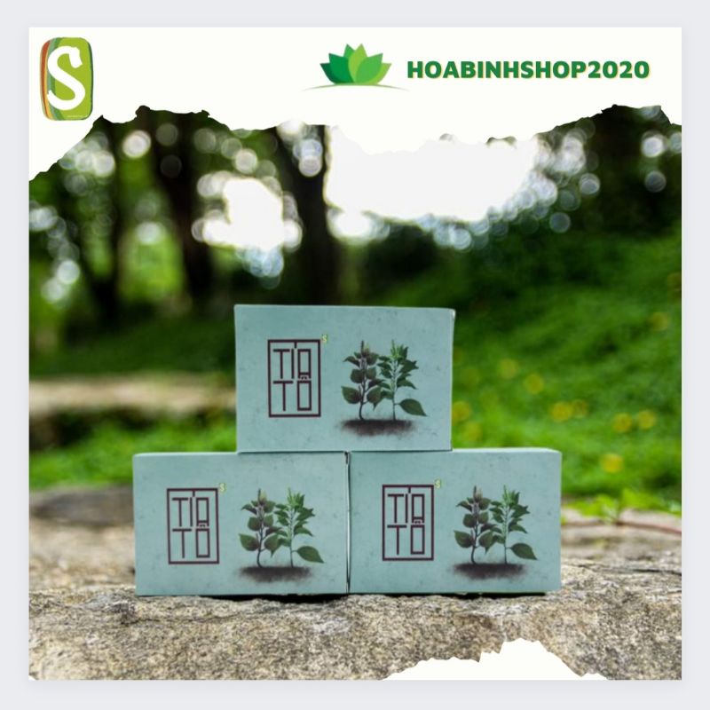 Xà Bông Tía Tô Mát Da Giảm Mụn Lưng 100Gram /Xà Phòng Thảo Dược htx sinh dược 100% thiên nhiên