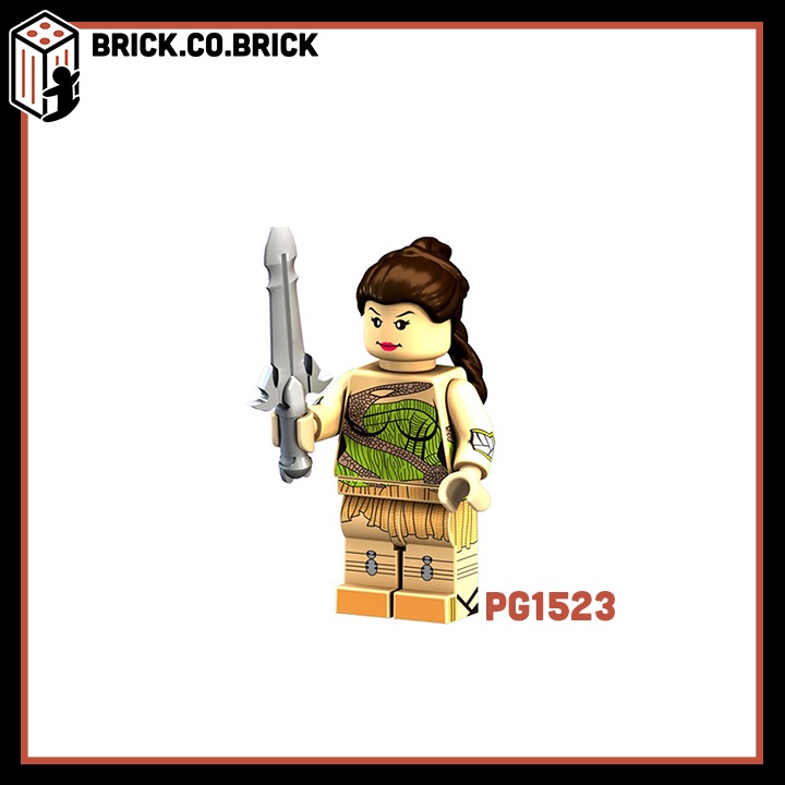 Xếp hình Siêu anh hùng Huntress Citizen Red Hood Minifigures Super Heroes PG8123