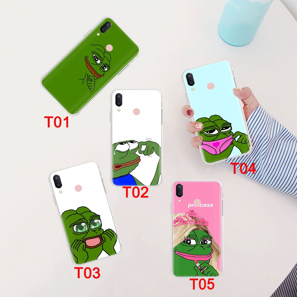 Ốp Điện Thoại Dẻo Trong Suốt Họa Tiết Chú Ếch Pepe Meme Dễ Thương Cho Xiaomi Poco X3 Nfc Mi A1 A3 Lite 2 3 Max Pro Mix 216gt