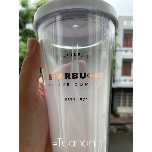 [Chính hãng] Ly Starbucks Seattle 473ml - Coldcup 16oz