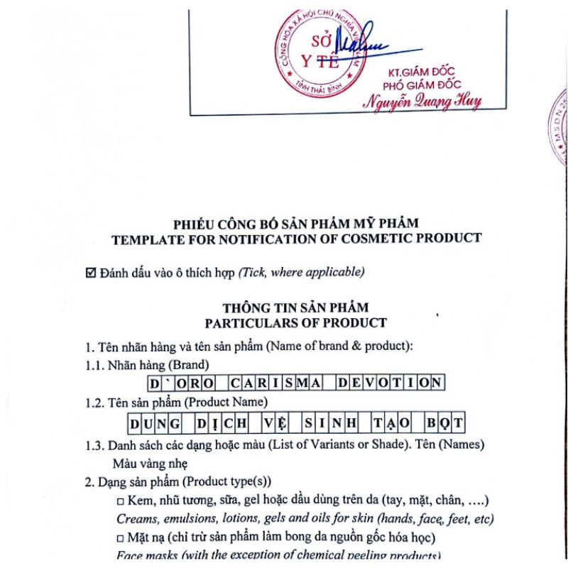 Dung dịch vệ sinh Nam Doro dạng bọt, thơm Nam tính