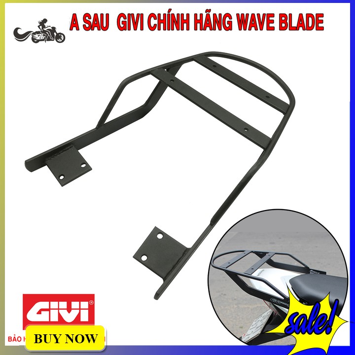 Baga sau Givi gắn xe máy Honda Wave Blade - Phân Phối Chính Hãng