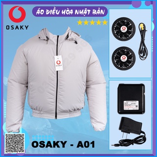 Áo điều hòa làm mát osaky nhật bản, áo khoác quạt gió cao cấp chính hãng