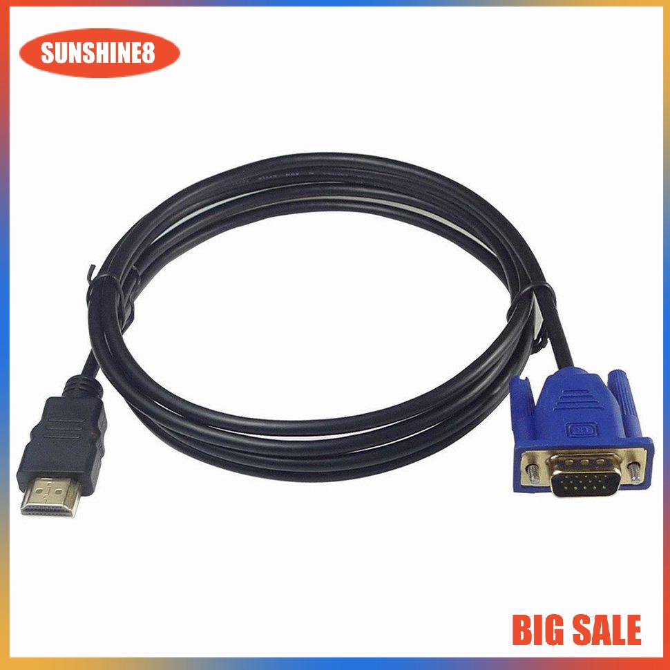 Cáp Chuyển Đổi Hdmi Sang Vga Hd-15 Dài 0414 Mạ Vàng