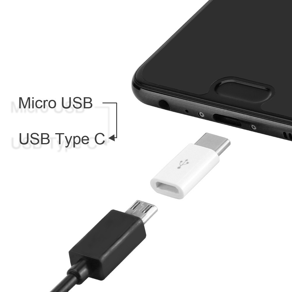 Đầu chuyển đổi dữ liệu USB 3.1 Type-C Male sang Micro USB Female | BigBuy360 - bigbuy360.vn