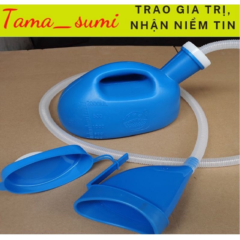 BÔ ĐI TIỂU TẠI GIƯỜNG CHO NAM VÀ NỮ CÓ DÂY DẪN DÀI 1.6M