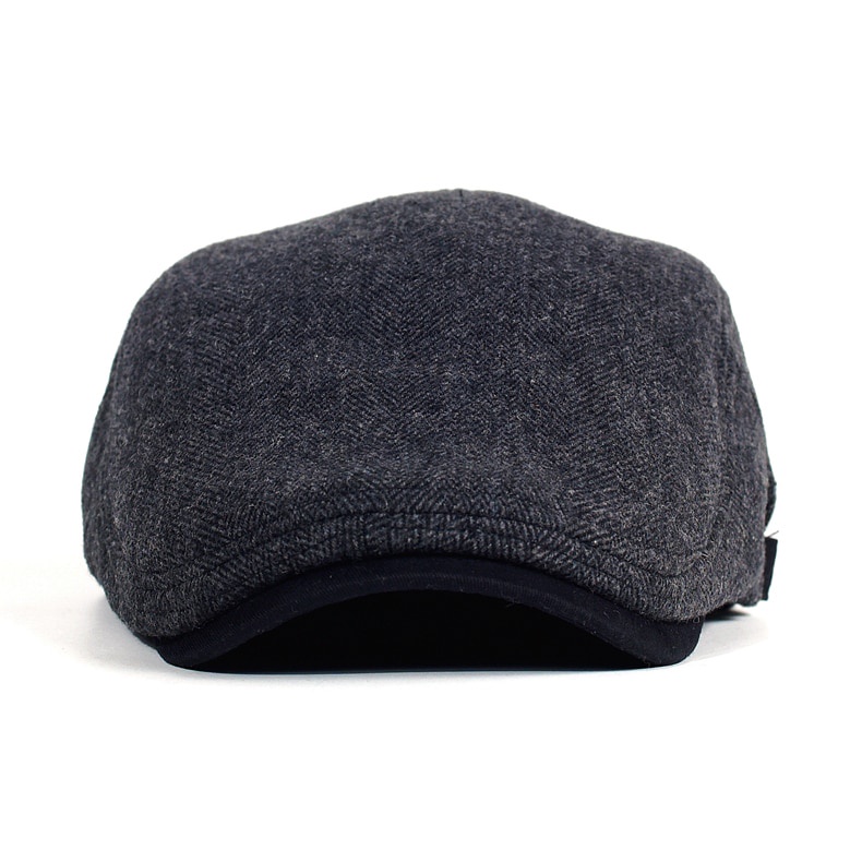 Mũ Beret Sọc Vằn Phong Cách Vintage Cho Nam