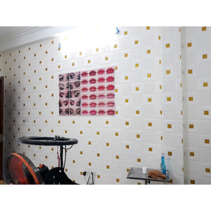 XỐP DÁN TƯỜNG HOA VĂN KHỔ LỚN 70X70CM. HÀNG LOẠI 1 | BigBuy360 - bigbuy360.vn