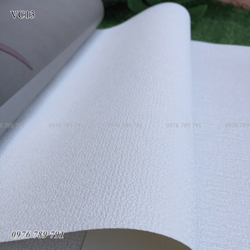 Giấy Dán Tường Hàn Quốc Màu Trắng Cho Phòng Ngủ Phòng Khách Khổ 1.06m x 15.6m Nhiều Mẫu Lựa Chọn