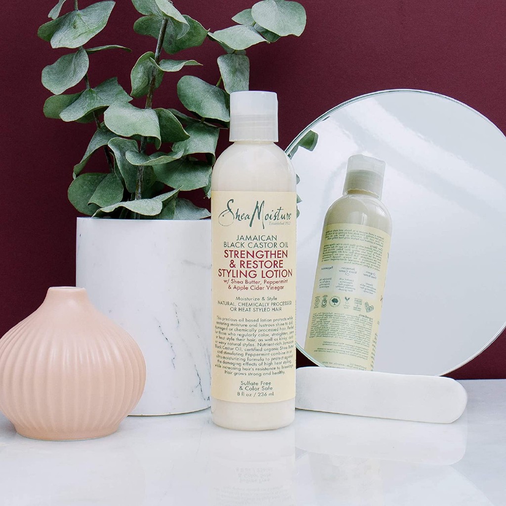 Bill Us- Dưỡng Shea Moisture JAMAICAN BLACK CASTOR OIL STRENGTHEN & RESTORE STYLING LOTION SheaMoisture