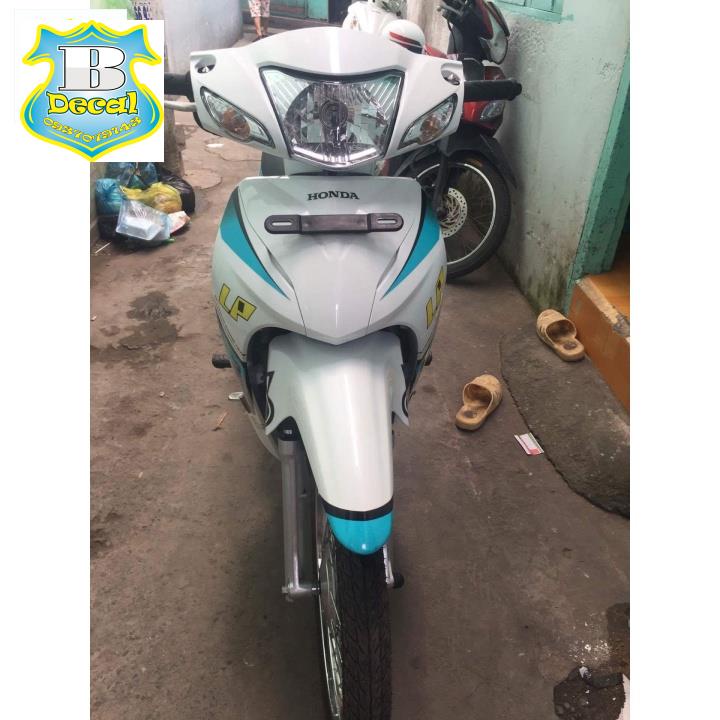 ( Quí khách vui lòng mang ra tiệm cho thợ dán ) Tem XE WAVE A PETRONAS 2016 [Bi Decal]