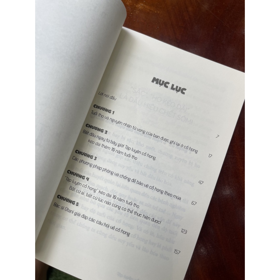 Sách - Tập luyện cổ họng - 5 phút 1 ngày giúp kéo dài 10 năm tuổi thọ – Otani Yoshio - Thaihabooks (bìa mềm)