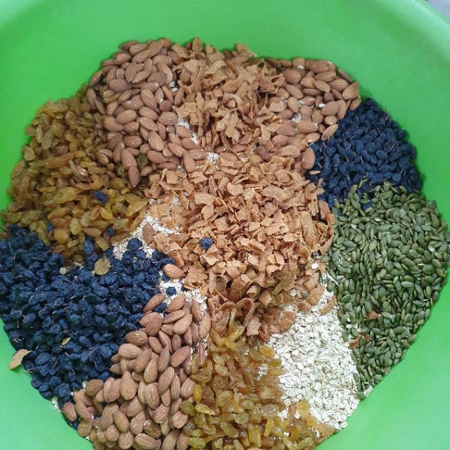 [500g] Ngũ cốc nguyên hạt mix hoa quả khô ko đường | BigBuy360 - bigbuy360.vn