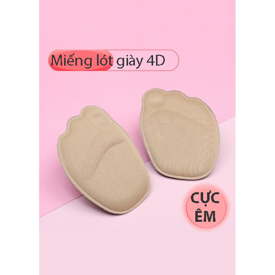 Cặp Lót Giày 4D Giảm Đau Mũi Chân