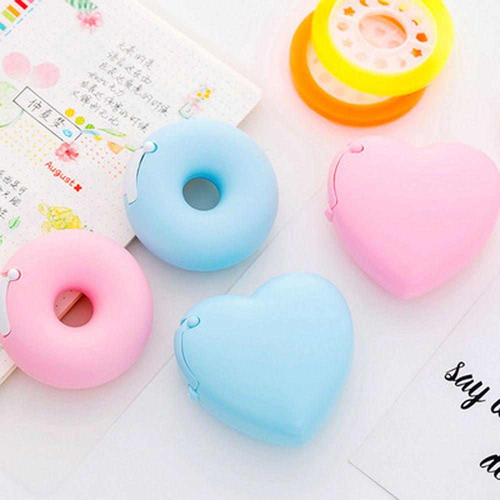 Giá Đỡ Cuộn Băng Keo Dán Mi Giả Hình Bánh Donut Màu Sắc Ngọt Ngào