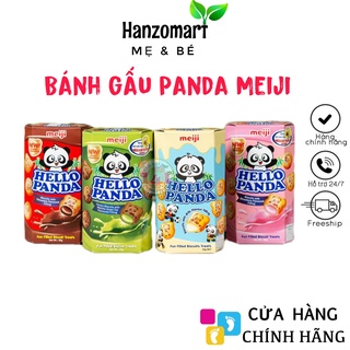 Bánh Gấu Nhân Kem Meiji Hello Panda Hộp 50g