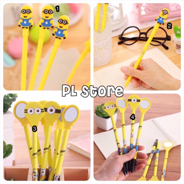 Viết mực nước đen hình Minions (Banana)