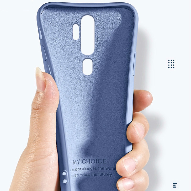 Ốp Lưng Silicone Mềm Màu Trơn Đơn Giản Cho Realme C17 C12 C11 C15 C3 6i 6 Pro 5i 5 Pro 3