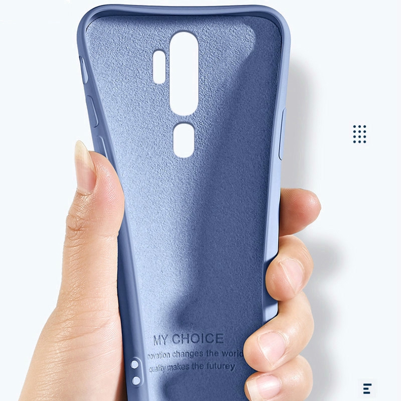 Ốp Lưng Silicone Mềm Màu Trơn Đơn Giản Cho Oppo F1 Plus F3 Plus F9 Pro F11 Pro OPPO A3S A12E Reno 2f