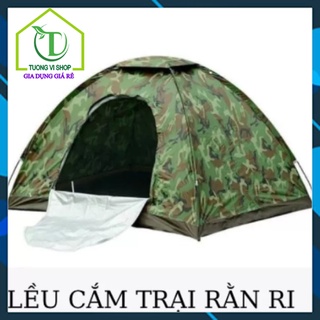 [Hot Sale 2022] Lều phượt cắm trại vải dù rằn ri - lều du lịch 2 lớp nhiều màu - siêu bền đẹp