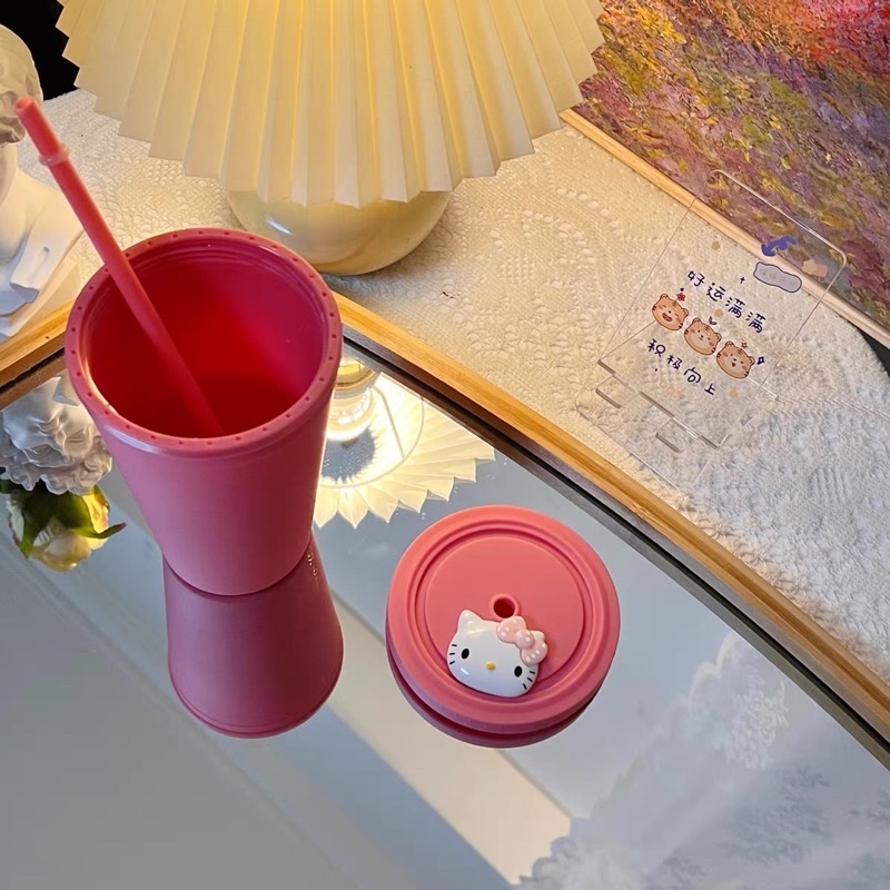 Cốc Ly uống nước DIY Kuromi, Cinnamonroll, MyMelody, Pompompurin, HelloKitty
