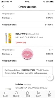 Tinh chất vitamin C cc Melano( Chuẩn kèm bill)