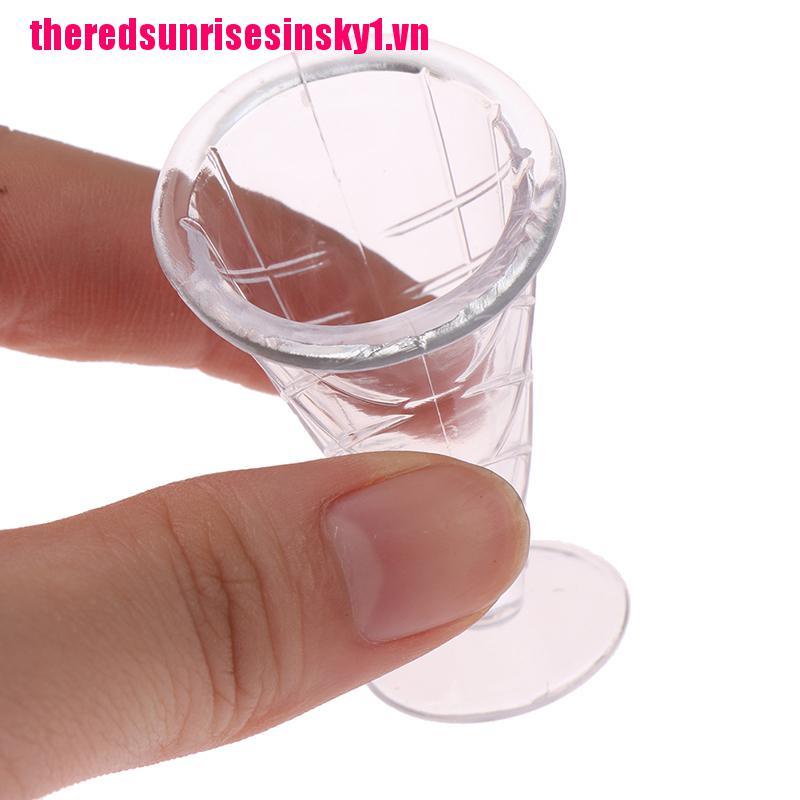 Set 12 Ly Kem / Đĩa / Muỗng / Cốc Mini Trang Trí Nhà Búp Bê