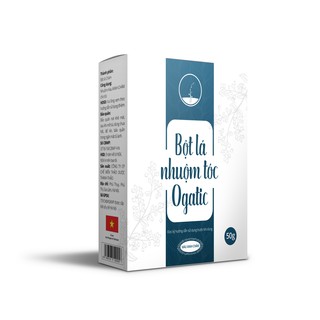 Bột lá nhuộm tóc Ogatic - Chính hãng Công ty [MÀU XANH CHÀM]