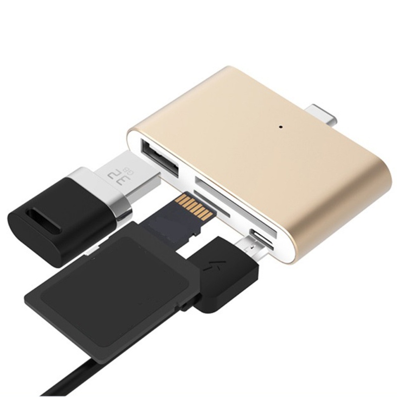 Đầu Đọc Nhiều Thẻ Nhớ USB 3.0 Hỗ Trợ SD SDHC TF MS