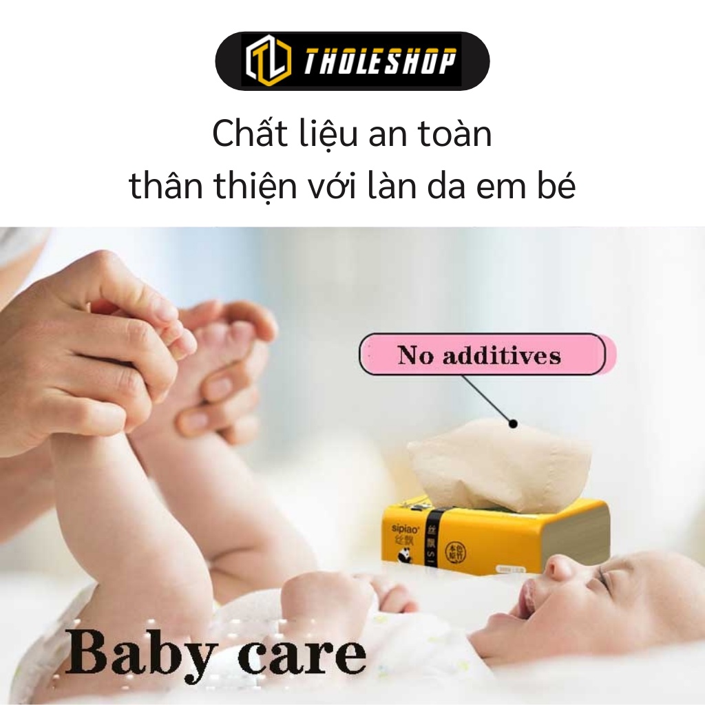 Gói Khăn Giấy Gấu Trúc Nguyên Sinh 300 Tờ Giấy 3 Lớp 10394