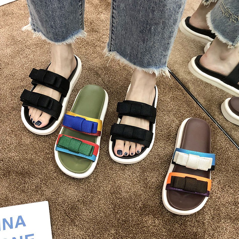 Dép nữ đính nơ siêu xinh đế tăng chiều cao phối màu bắt mắt | BigBuy360 - bigbuy360.vn