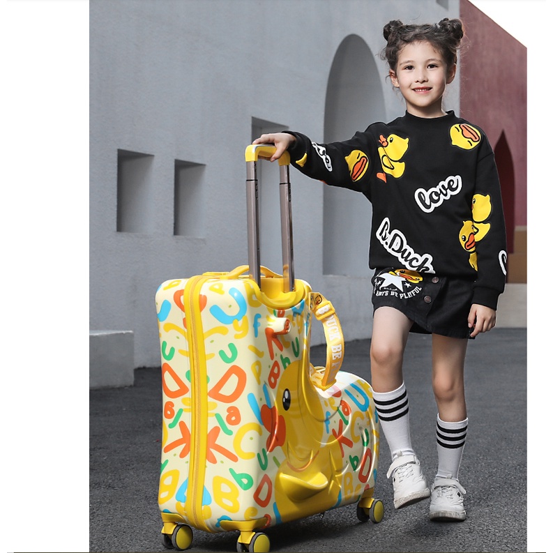 Vali cho bé B.Duck hàng chính hãng bảo hành 12 tháng