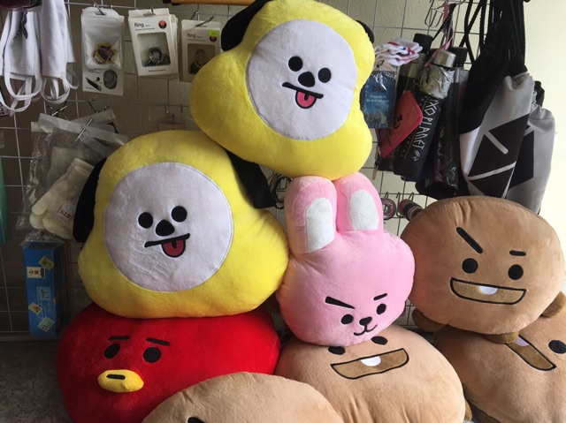 SẴN Gối BTS RUN Bt21 30x40cm