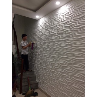 Tấm nhựa pvc ốp tường giá rẻ KT 50X50CM