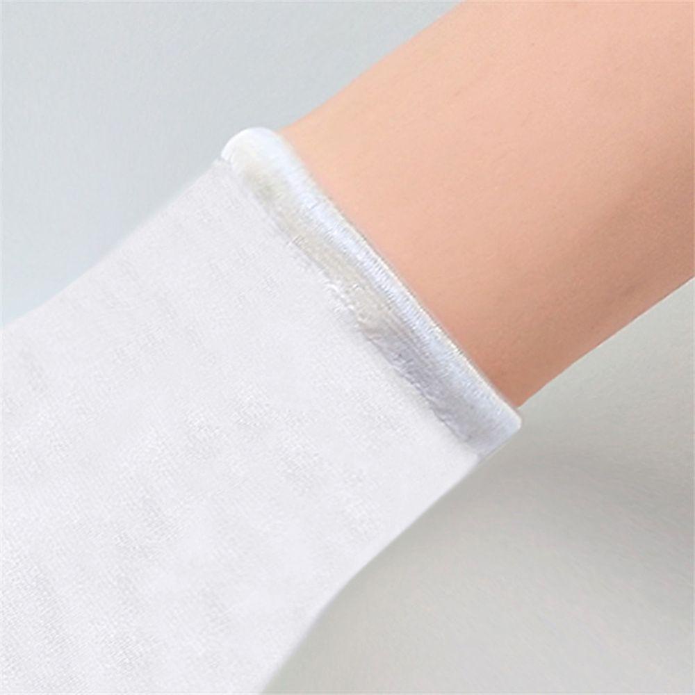 MELODG Găng Tay Chống Nắng Vải Satin Co Giãn Cho Cô Dâu