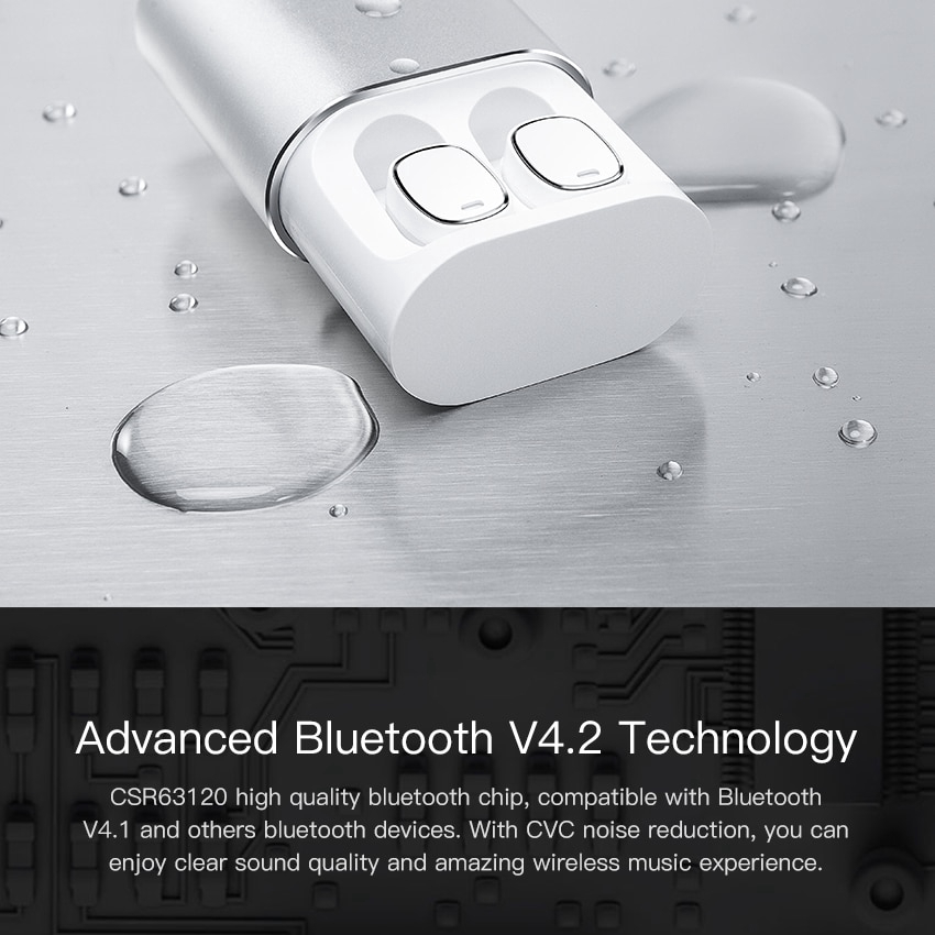 Tai nghe Bluetooth QCY T1 Pro TWS cao cấp có mic tiện lợi