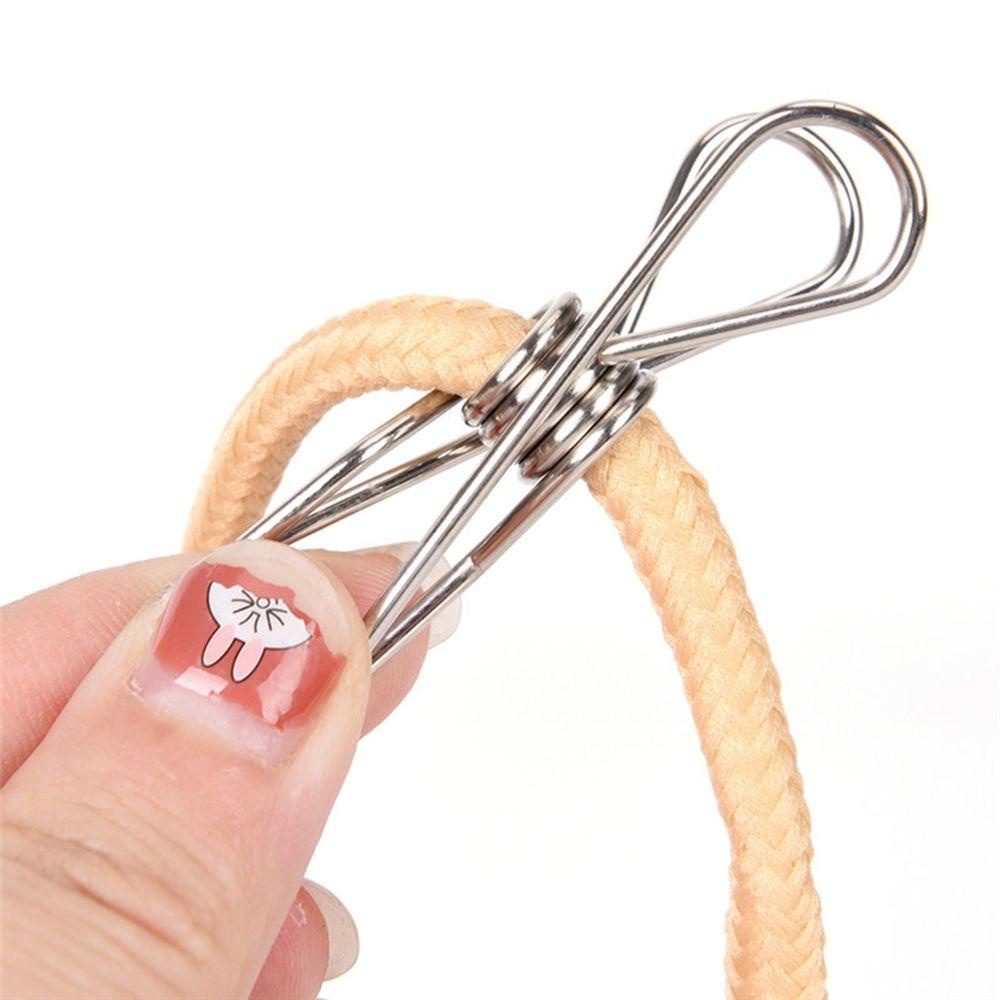 Kẹp Đóng Kín Quần Áo Bằng Thép Không Gỉ Tiện Dụng Khi Đi Du Lịch