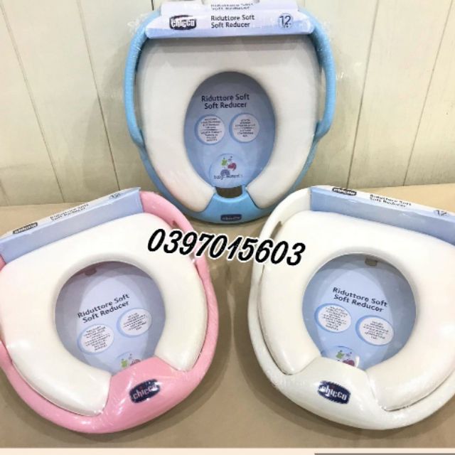 Bệ đặt toilet Chicco cho bé đi vệ sinh trên bồn cầu người lớn