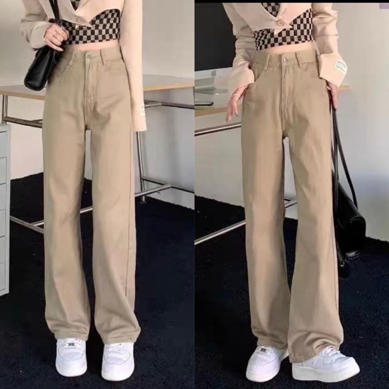 Quần kaki suông combo 3 cái   400