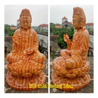 Tượng phật quan âm bồ tát cao 20 cm