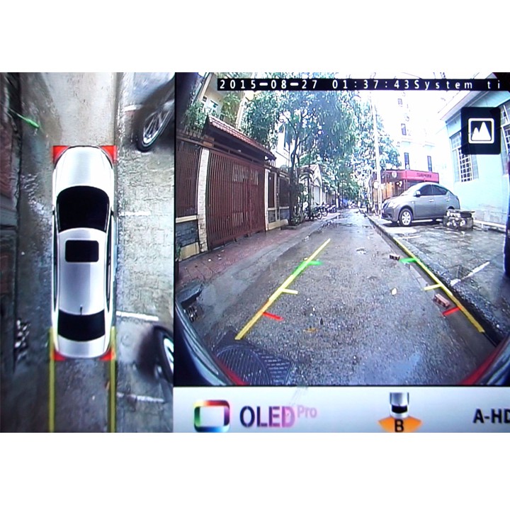 CAMERA 360 ĐỘ OLED Pro AHD cho xe TOYOTA VIOS 2014-2018