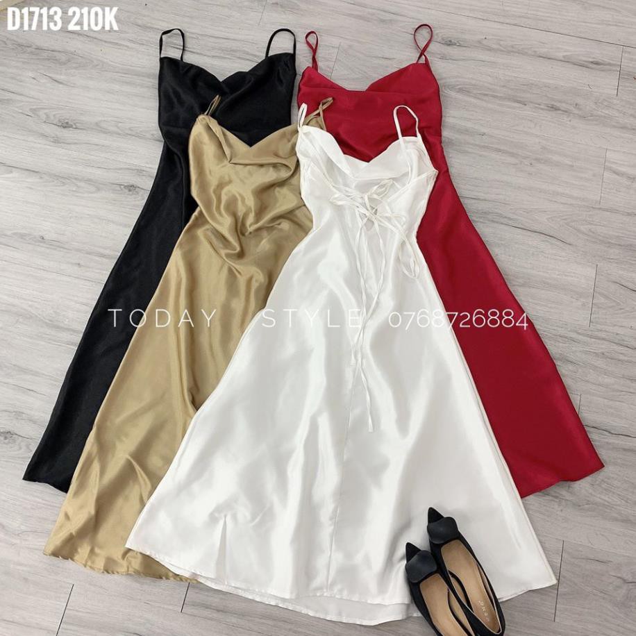 ĐẦM MAXI NỮ 2 DÂY HỞ LƯNG CHẤT PHI LỤA MỀM , MỊN FREESIZE - D1713 | BigBuy360 - bigbuy360.vn