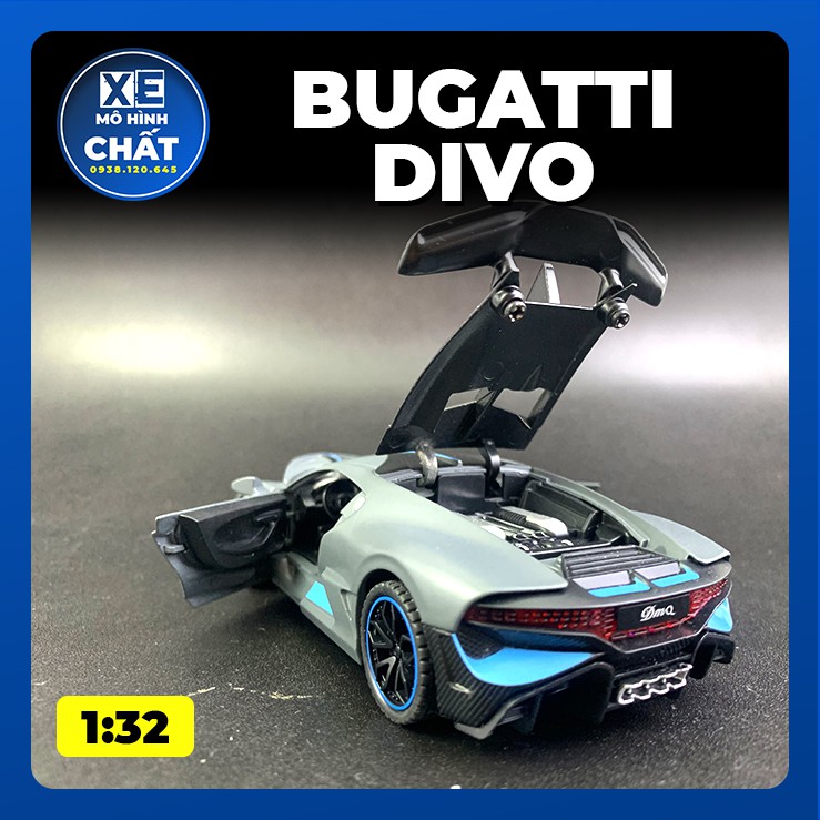 Xe Mô Hình Tĩnh Bằng Kim Loại Bugatti Divo tỷ lệ 1:32