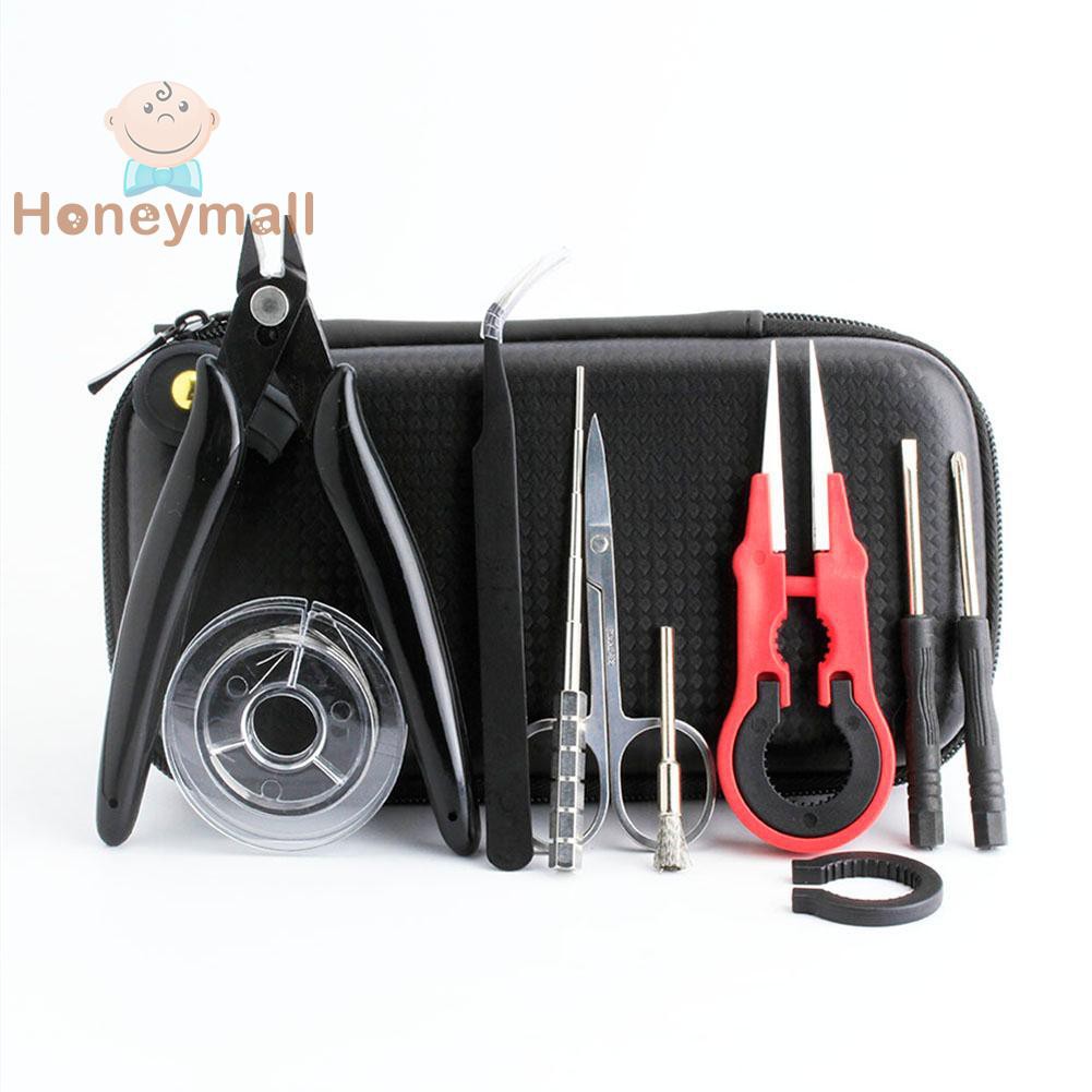 |Hon| Electronic Cigarette DIY Tool Bag Wire Heaters Kit Coil Jig Cigar Accessory