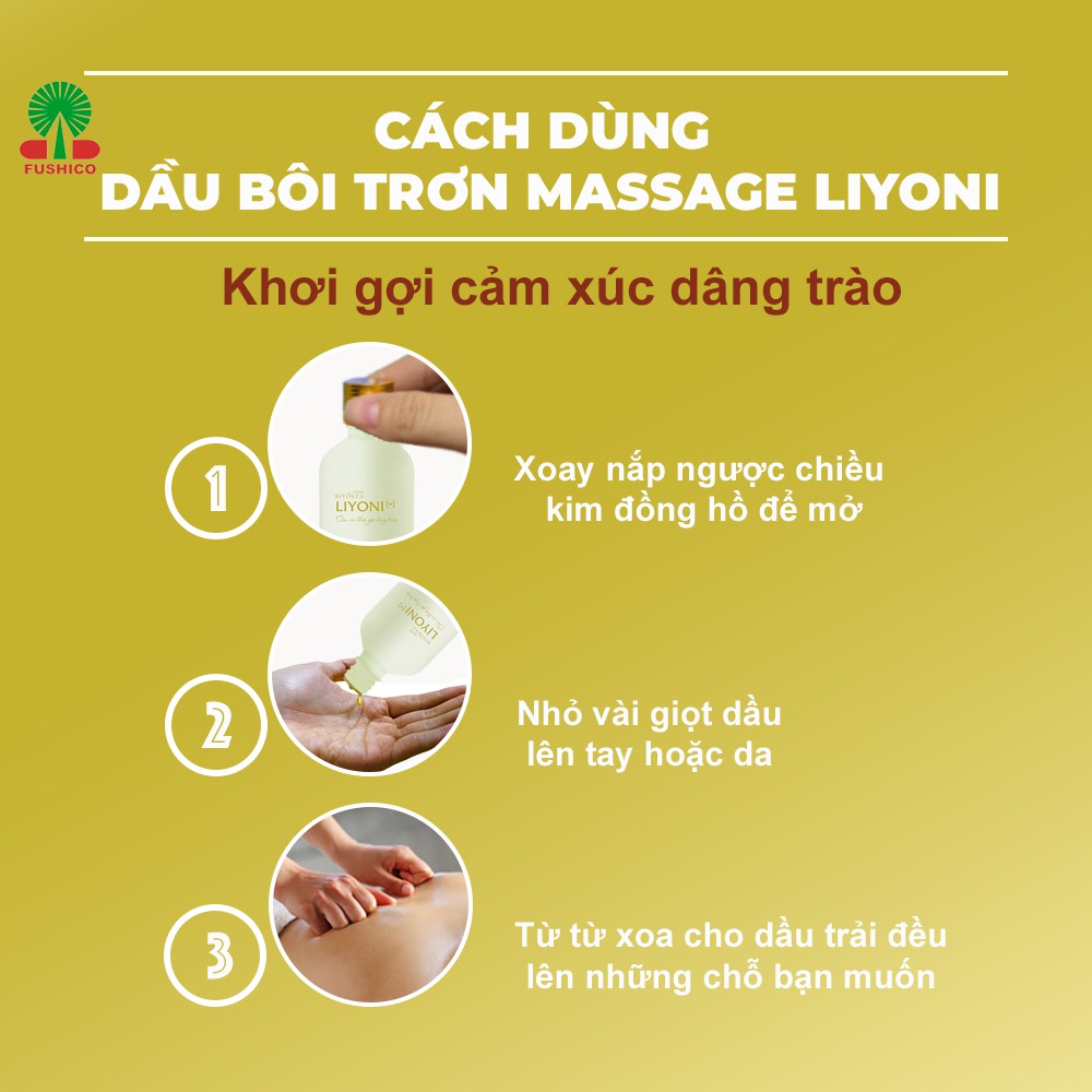 Dầu Bôi Trơn Massage LiYoni- (Hương Nữ Tính) Dung Tích 100ml Gel Bôi Trơn Cho Nữ Chất Bôi Trơn Trong Quan Hệ